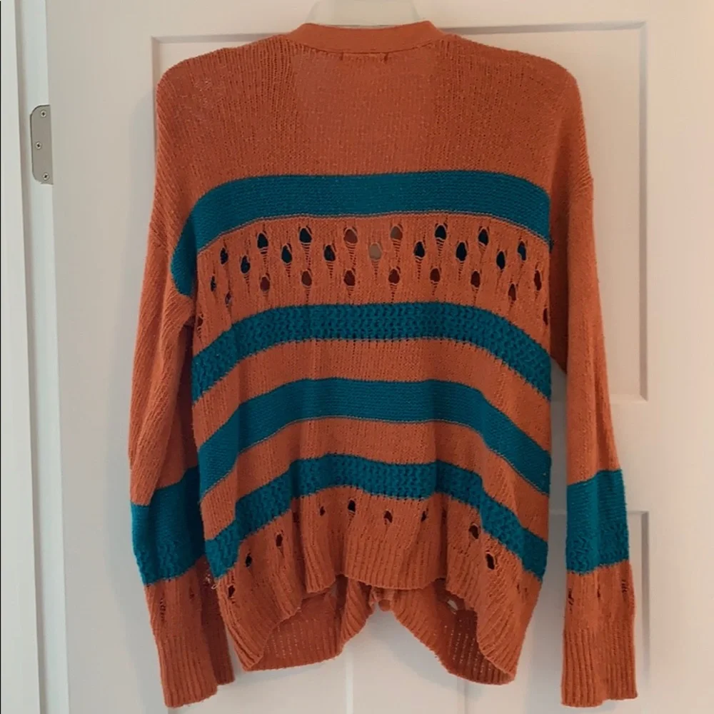 Mine distressed grandpa style cardigan